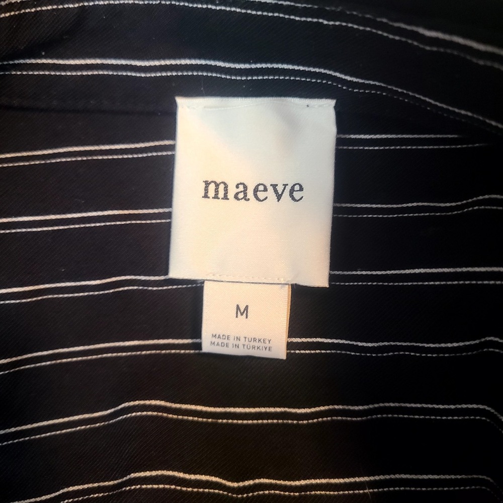 Anthropologie Maeve Easy Sleeveless‎ Shirt Jumpsuit Sz M Slimming Relaxed - Picture 7 of 10